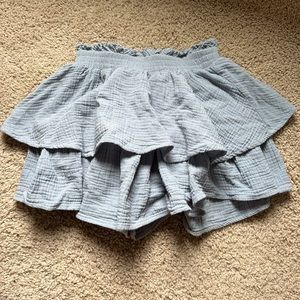 Day + Moon Blue Skirt